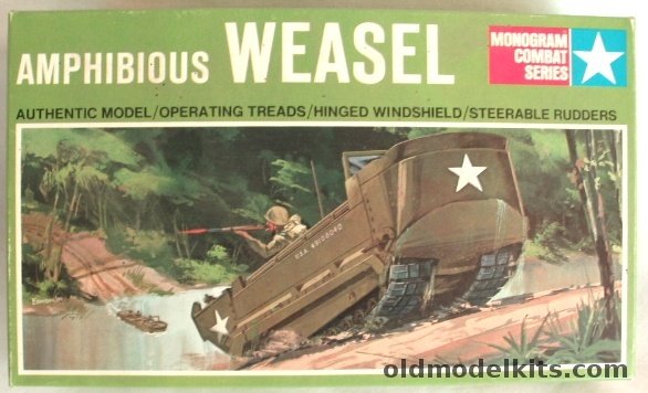 Monogram 1/35 US Army M-29C Amphibious Weasel Personnel and Cargo Carrier, PM156-100 plastic model kit
